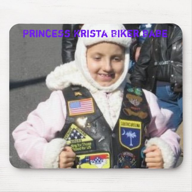 Mousepad Princesa Krista Motociclista Borracho (Frente)