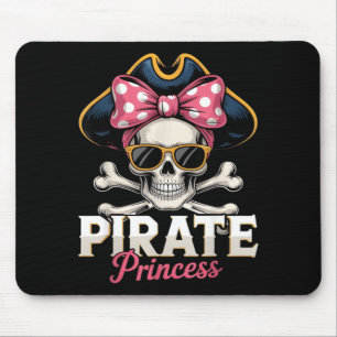 Mousepad Princesa Pirata Engraçada Coquete Laço Halloween