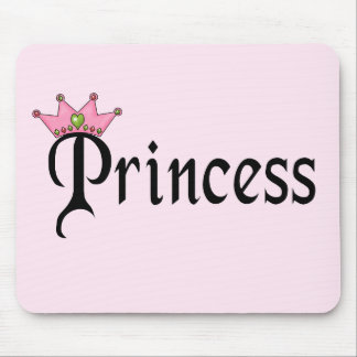 Mousepad Princesa Texto com Coroa