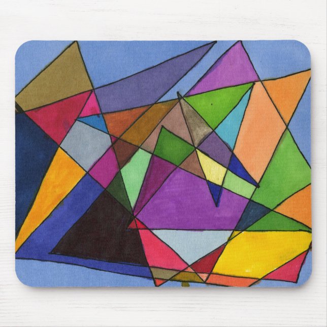 Mousepad "Principalmente Acutas" Painel de Design Abstrato (Frente)