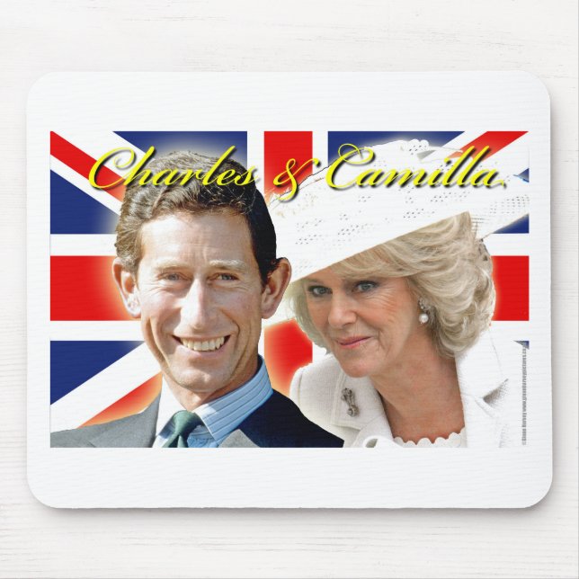 Mousepad Príncipe Carlos & HRH Duquesa Cornwall (Frente)