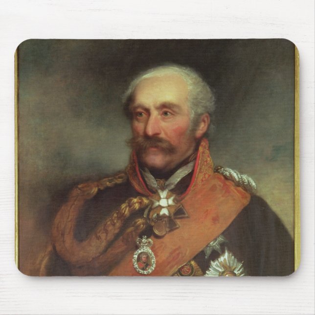 Mousepad Príncipe Von Blucher c.1816 do marechal de campo (Frente)