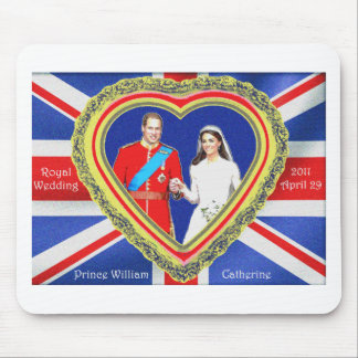 Mousepad Príncipe William e casamento real de Catherine