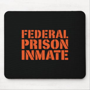 Mousepad Prisão Penitenciária Federal Preso Uniforme Número