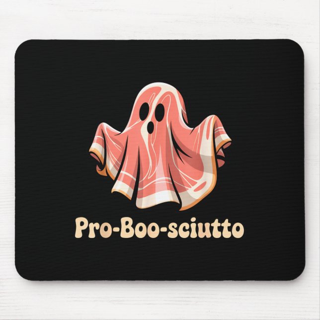 Mousepad Pro Boo Sciutto Funny Italian Halloween Ghost Pros (Frente)