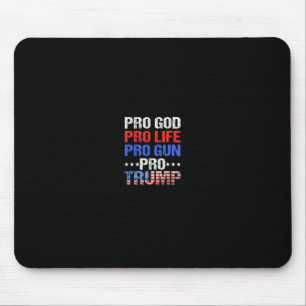 Mousepad Pró Deus Pró Vida Pró Arma Pró Trump - Verdade Pat