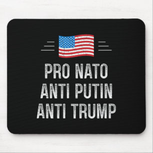 Mousepad Pró Nato - Anti Putin - Anti Trump - Estilo Retrô