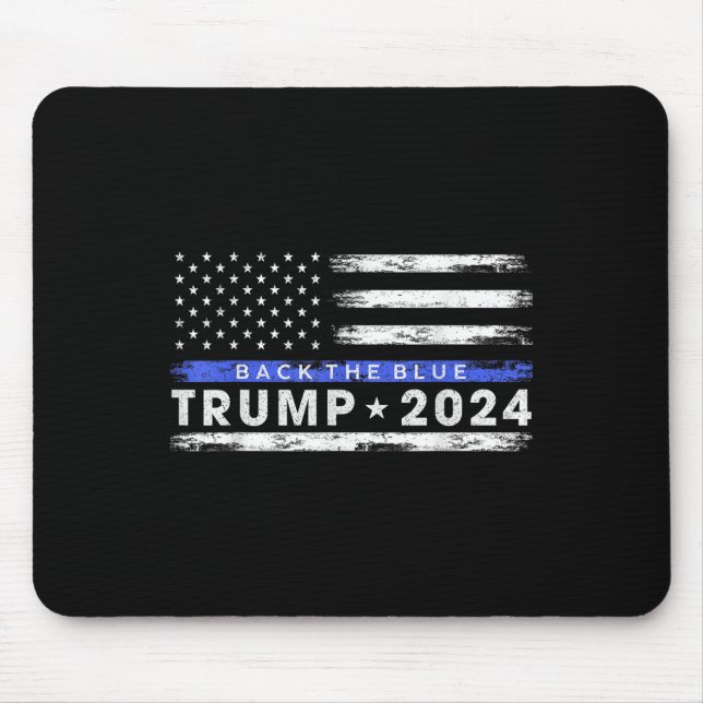 Mousepad Pro Trump 2024 Devolve A Linha Azul-Fino (Frente)