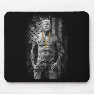 Mousepad Pro Trump Patriótico Gangster - República Anti-Lib