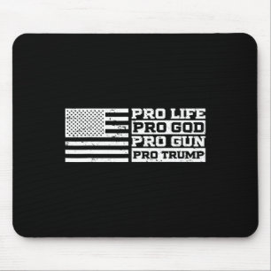 Mousepad Pró Vida Pró Deus Pró Arma Pró Trump