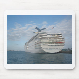 Mousepad Proa do navio de cruzeiros da sensação do carnav