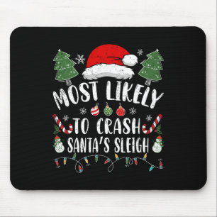 Mousepad Probabilidade De Travar Papais noeis De Natal Leig
