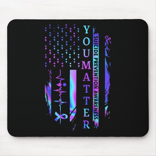 Mousepad Problema Amarrar Corante Prevenção Suicídio Sensib (Frente)