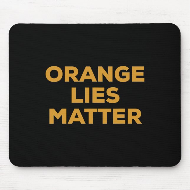 Mousepad Problema das Mentiras Laranjas Impeachment e Remoç (Frente)