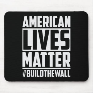 Mousepad Problema de vida #buildthewall Trump Usa 2020 Desi