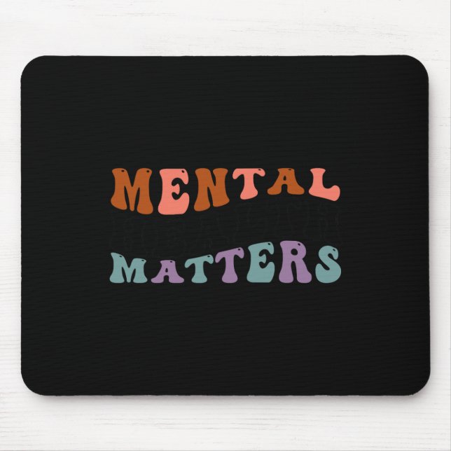 Mousepad Problemas de saúde Cérebro humano Sensibilização 2 (Frente)