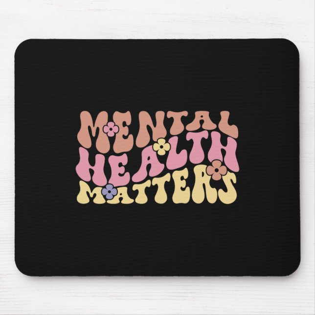 Mousepad Problemas De Saúde Mental Acabam Com O Estigma 2 (Frente)