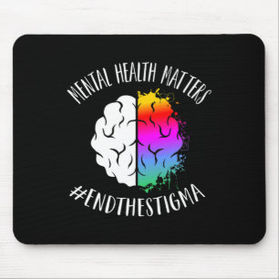 Mousepad Problemas de Saúde Mental Final Feliz Conscientiza