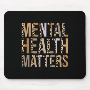 Mousepad Problemas de saúde mental Leopard Imprima Awaren m