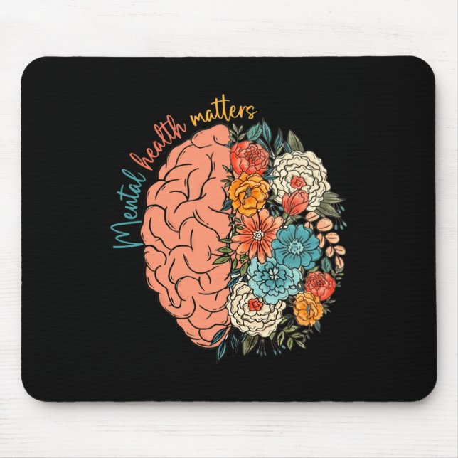 Mousepad Problemas de saúde no cérebro humano Sensibilizaçã (Frente)
