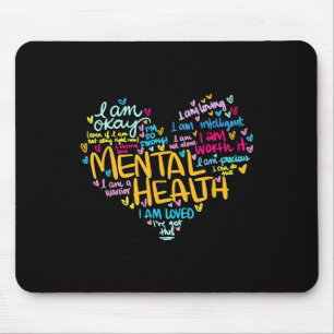 Mousepad Problemas de saúde Sensibilização coração Dia de a