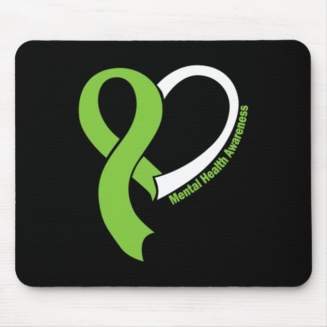 Mousepad Problemas de saúde Sensibilização Mês de maio Verd (Frente)