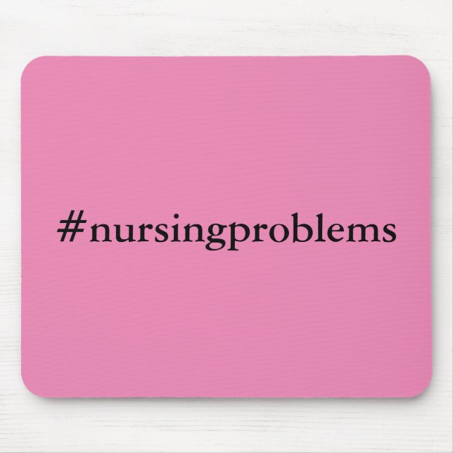 Mousepad #problemasdeenfermagem (Frente)
