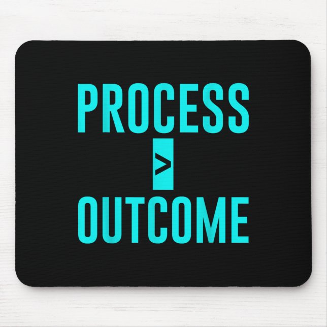 Mousepad Process Greater Than Outcome Growth Mindset Motiva (Frente)