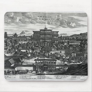 Mousepad Procissão de Macau, uma ilustração