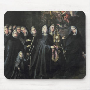Mousepad Procissão de St. Clare com o Eucaristia