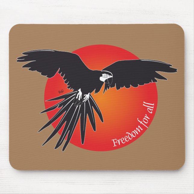 Mousepad Procurando liberdade em Mauspad (Frente)
