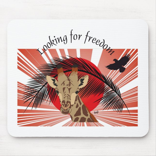 Mousepad Procurando liberdade em Mauspad (Frente)