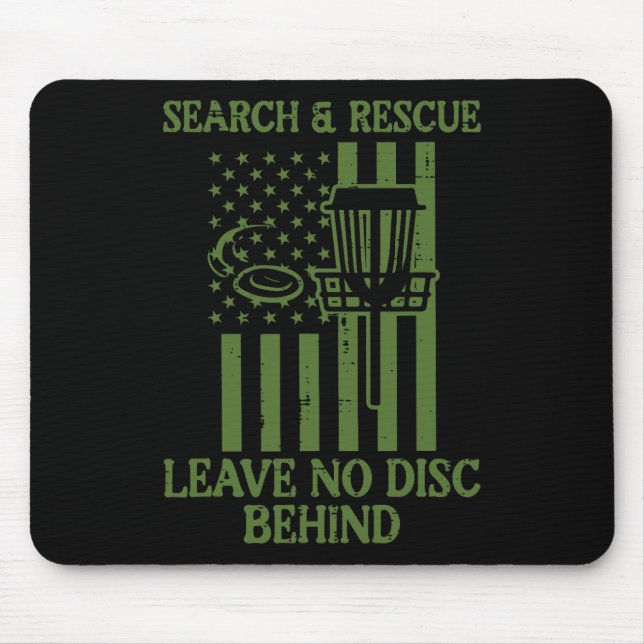 Mousepad Procurar Resgate Sem Disco Por Trás Dos Homens De  (Frente)