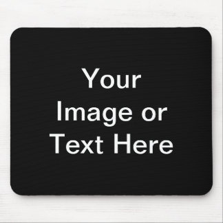 Mousepad Produtos personalizados em preto