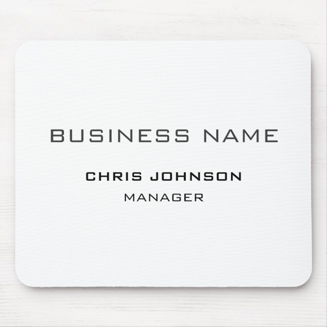 Mousepad Professional Modern Plain Simple (Frente)