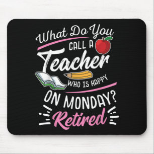 Mousepad Professor aposentado: professor aposentado feliz n