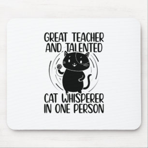 Mousepad Professor Cat Lover Presentes De Cozedura De Gat