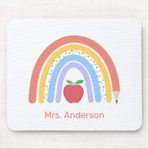 Mousepad Professor Colorido Bô Arco-Íris Bonito