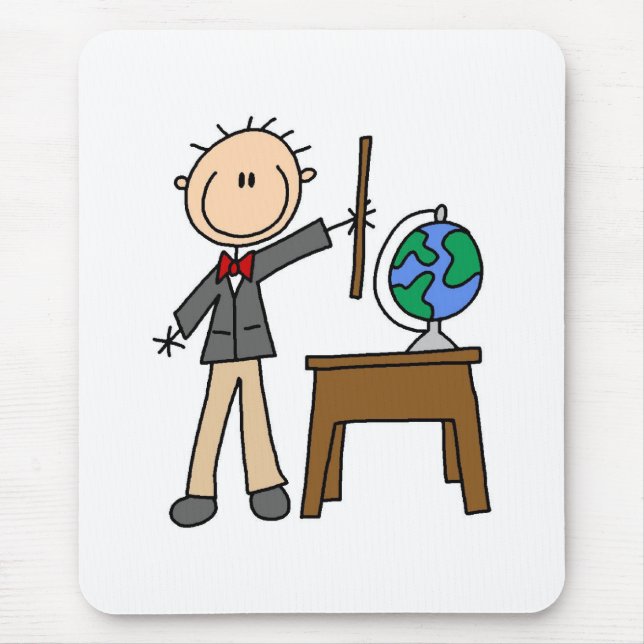 Mousepad Professor Com Globo (Frente)