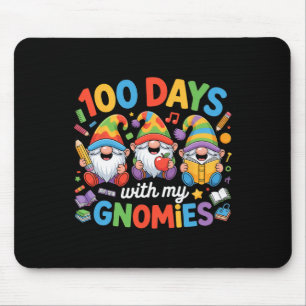 Mousepad Professor Crianças Gnomo 100 Dias De Escola