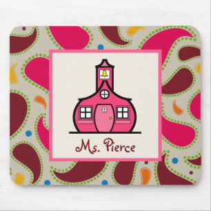 Mousepad Professor da escola/Paisley