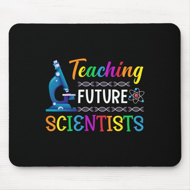 Mousepad Professor de Ciências ensinando a futuros cientist (Frente)