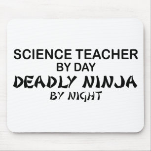 Mousepad Professor de ciências Ninja mortal