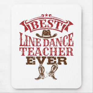 Mousepad Professor de dança de melhor linha de sempre
