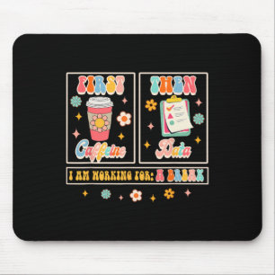 Mousepad Professor de Educação Especial Engraçado Café Espe