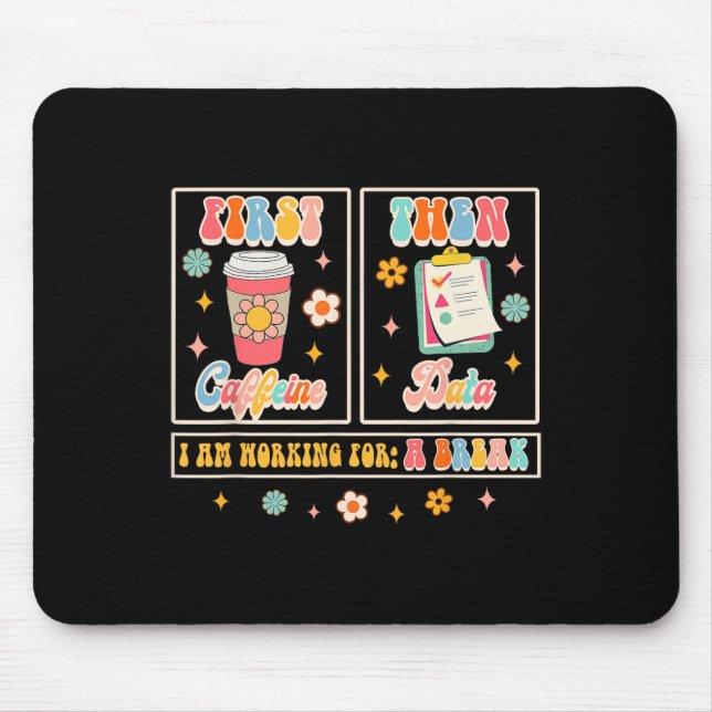 Mousepad Professor de Educação Especial Engraçado Café Espe (Frente)