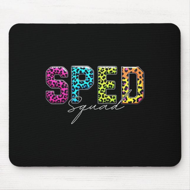 Mousepad Professor de Educação Especial Equipe Sped Escolar (Frente)