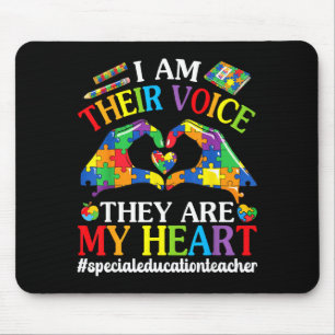Mousepad Professor de Educação Especial I Sou Sua Voz Eles