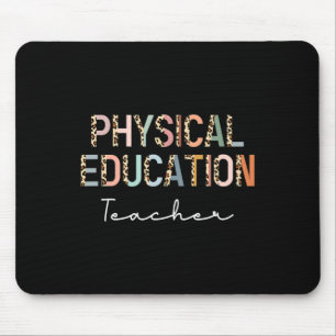 Mousepad Professor de Educação Física Leopardo Ck Volta às