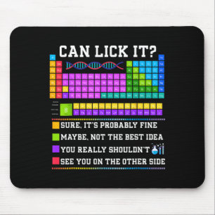 Mousepad Professor de Elementos de Química Posso Lamber a T